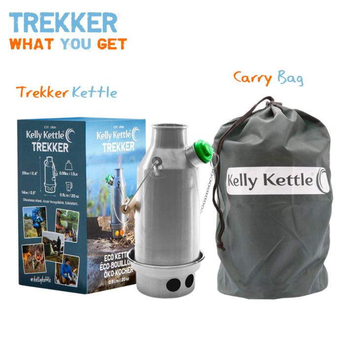'TREKKER' - Stainless Steel - 0.6 Lt.