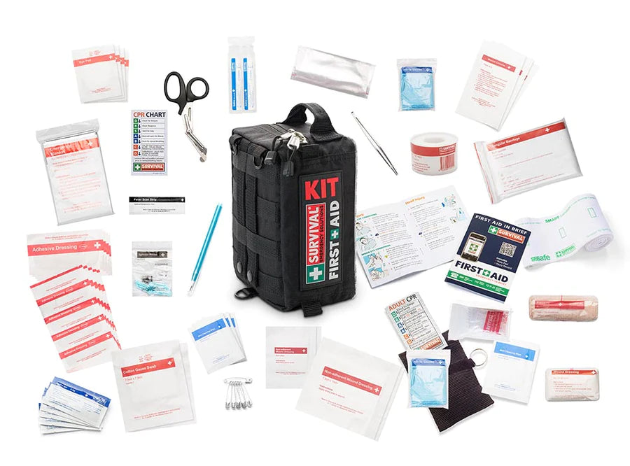 SURVIVAL Travel First Aid Kit comprehensive camping and outdoor emergency medical kit