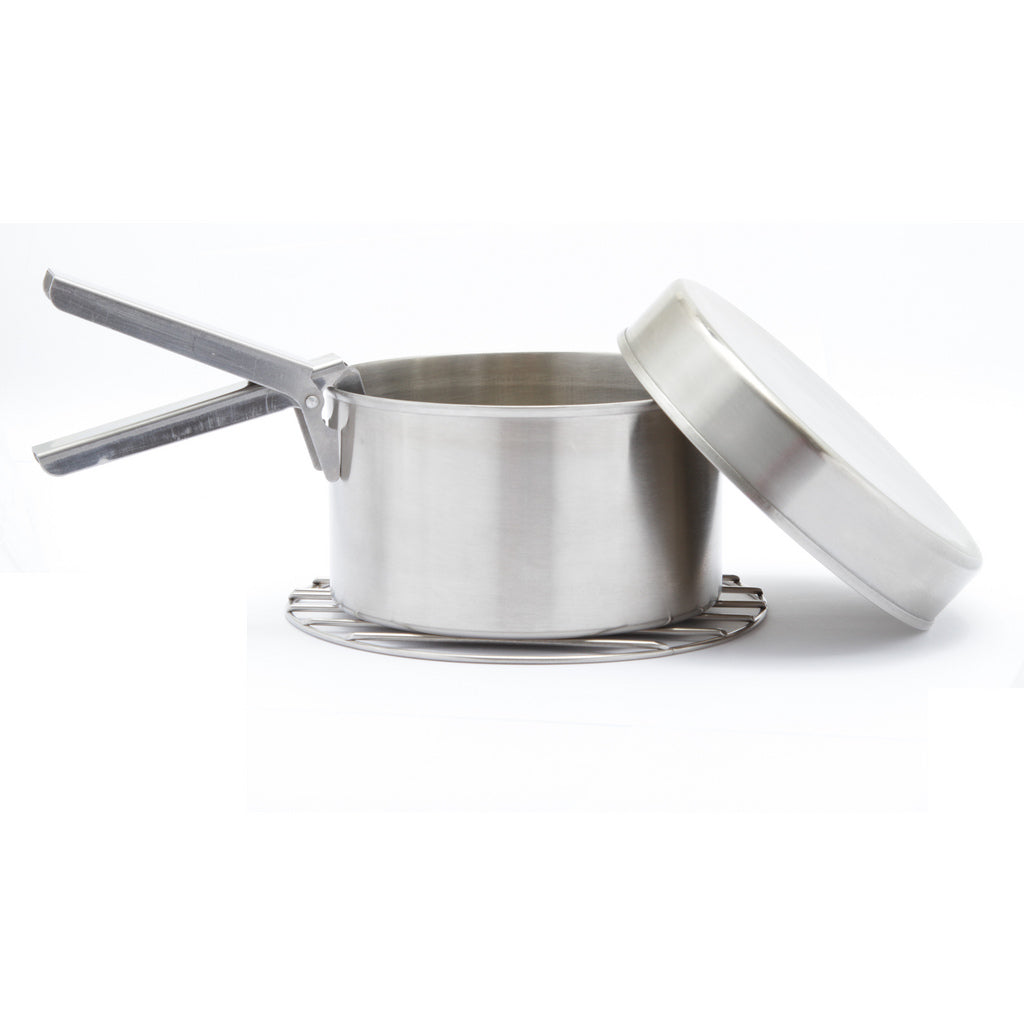 Kelly Kettle Scout Ultimate Kit 1.2L stainless steel camping kettle cookset