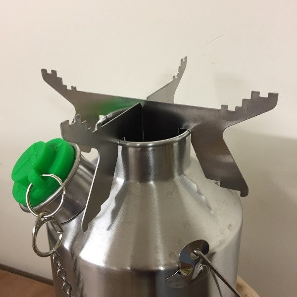Kelly Kettle stainless steel pot support for stove-top cooking fits all kettle sizes
as cook top