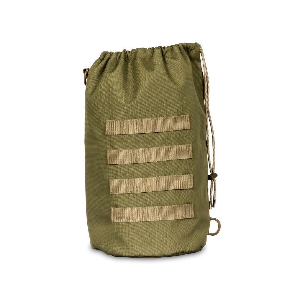 Kelly Kettle heavy duty green kit bag with shoulder strap for camping gear storage
