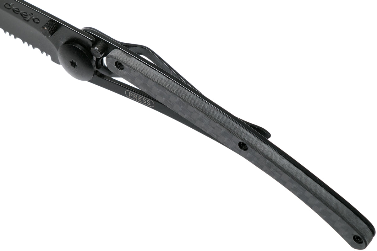 Serat Karbon Hitam Satu Tangan 37g