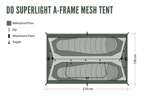 dd a frame tent DD SuperLight A Frame Mesh Tent