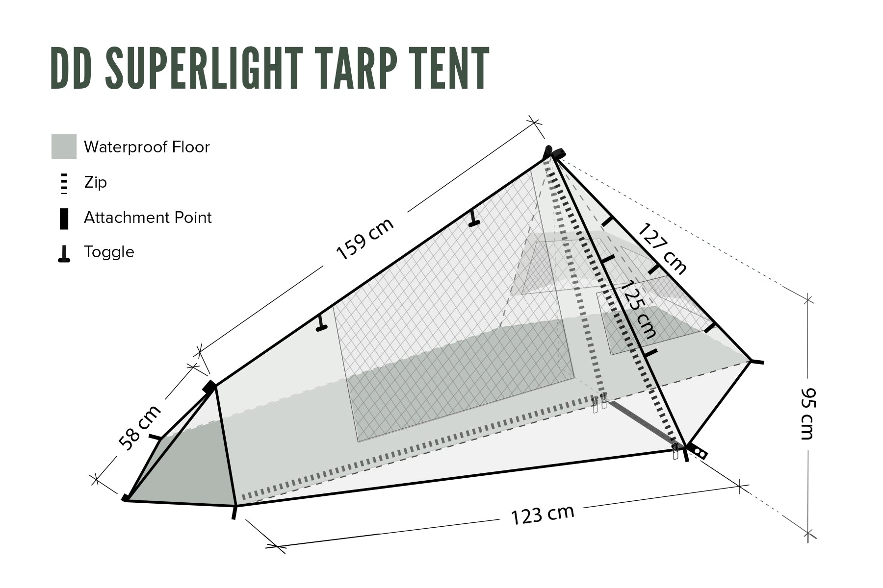 DD SuperLight Tarp Tent / Swag