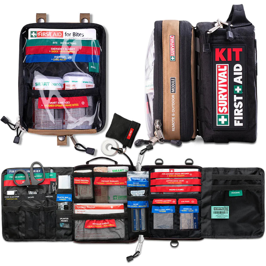 SURVIVAL Travel First Aid Kit comprehensive camping and outdoor emergency medical kit
